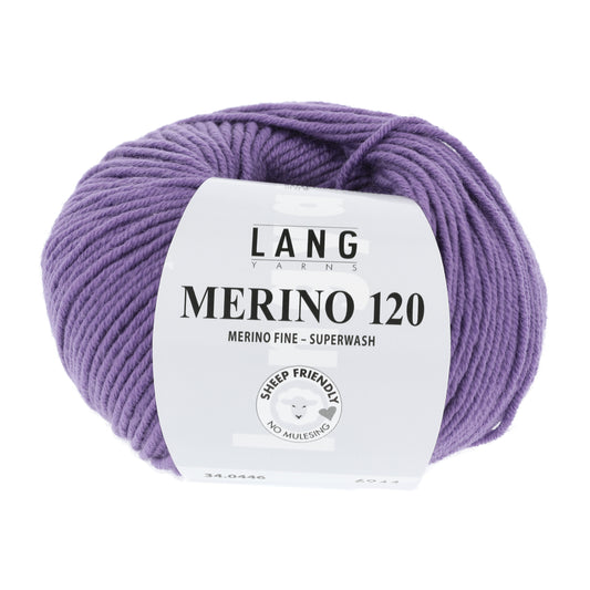 Lang Yarns Merino 120 Lila (34.0446)