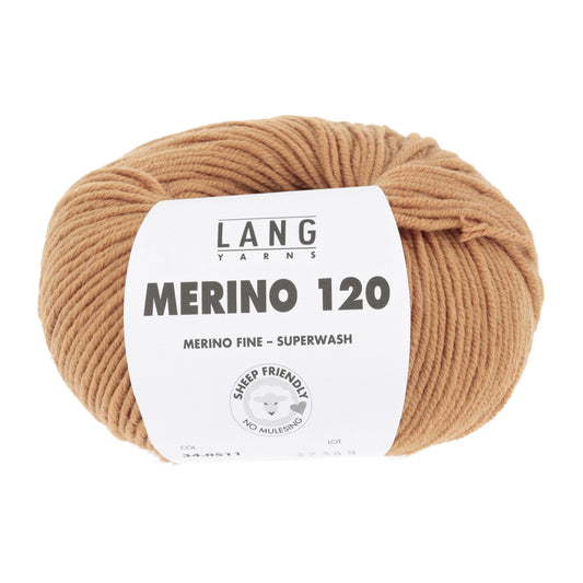 Lang Yarns Merino 120 Tangerine (34.0511)