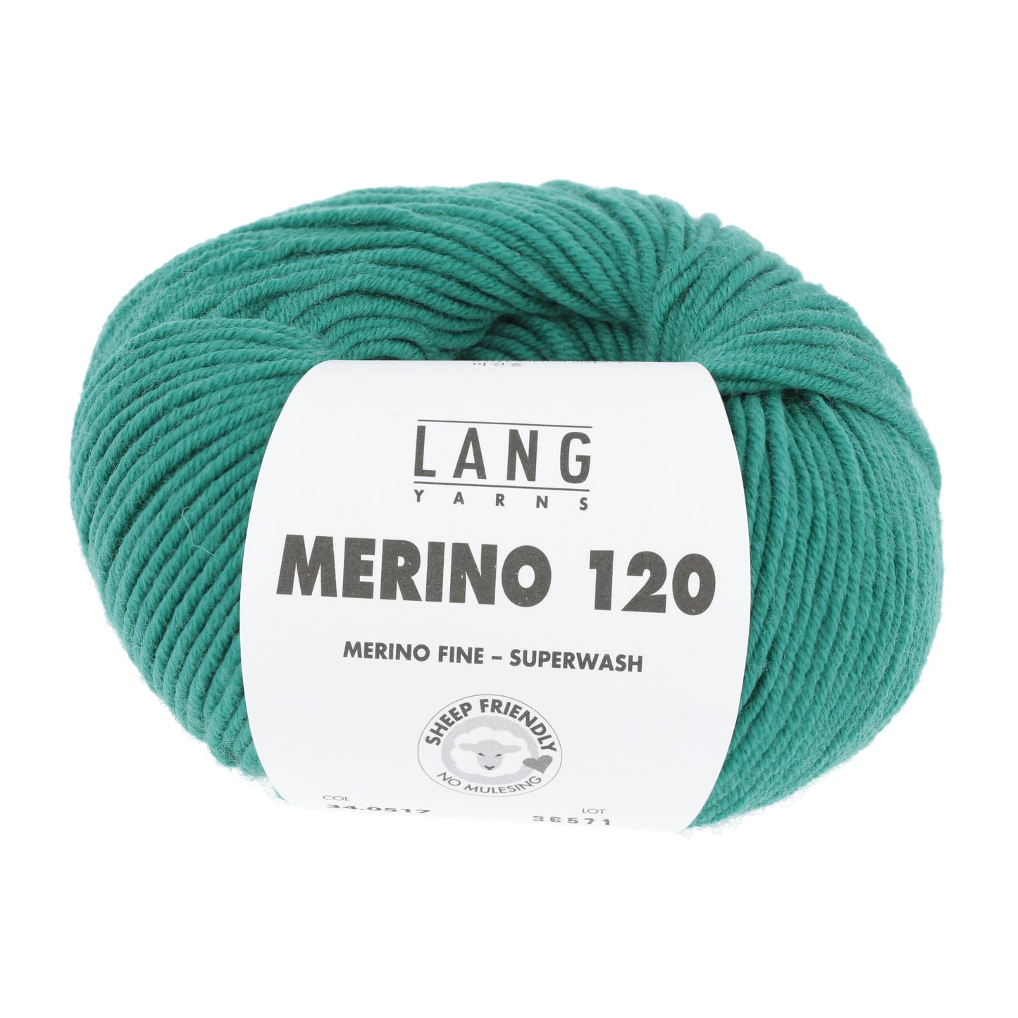 Lang Yarns Merino 120 Tropic Green (34.0517)