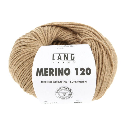 Lang Yarns Merino 120 Dark Camel (34.0639)