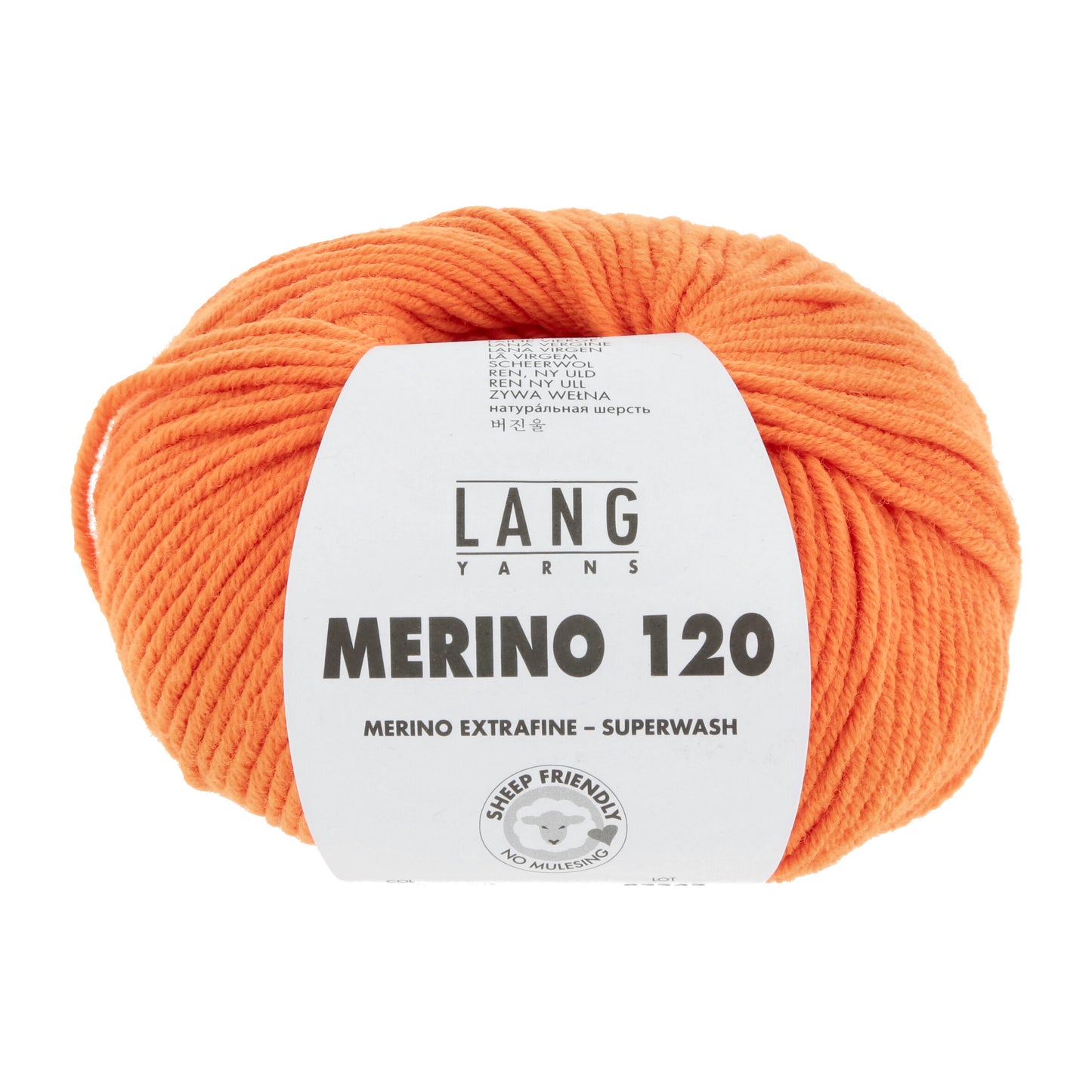 Lang Yarns Merino 120 Orange Neon (34.0659)