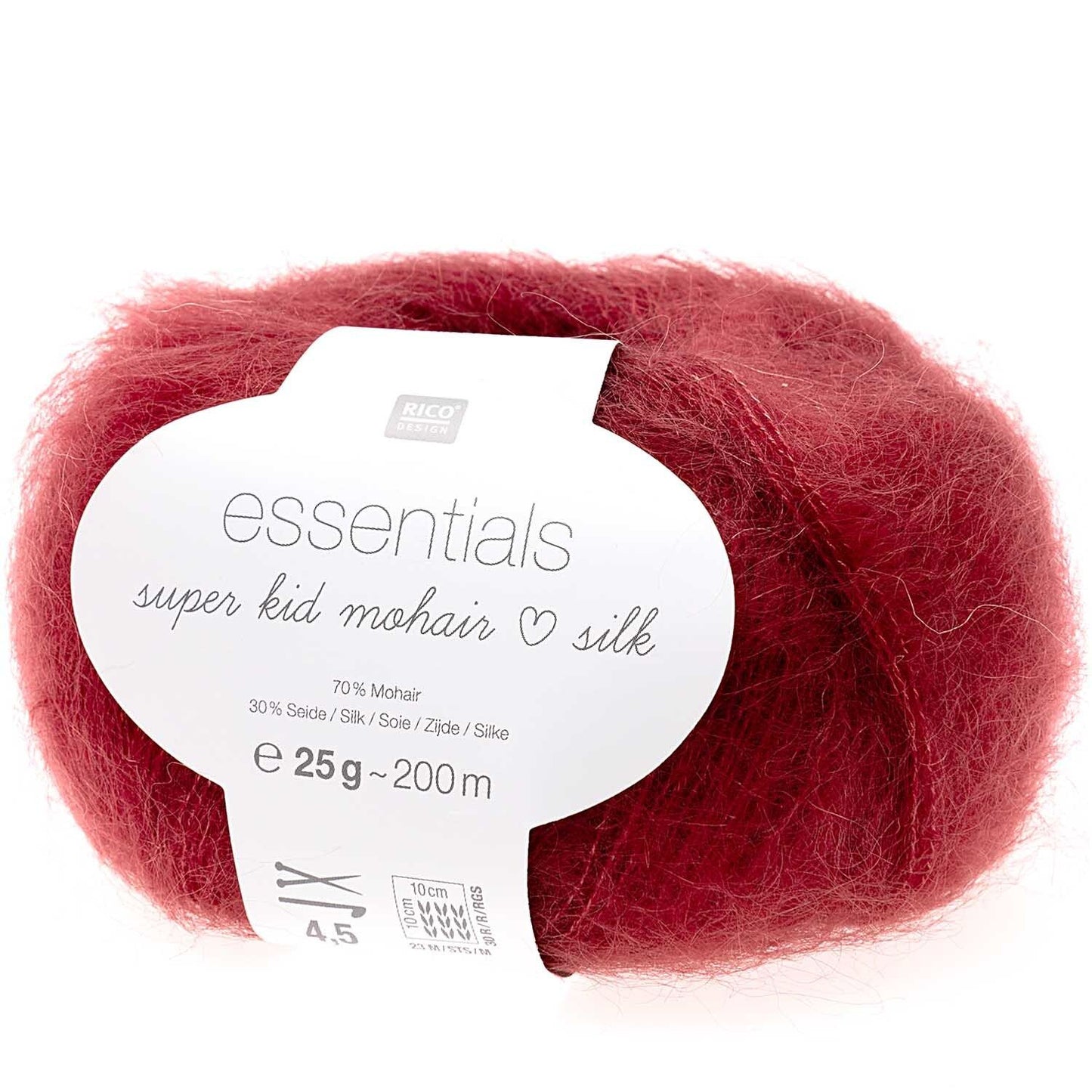 Rico Design Essentials Super Kid Mohair Loves Silk Brick (027)