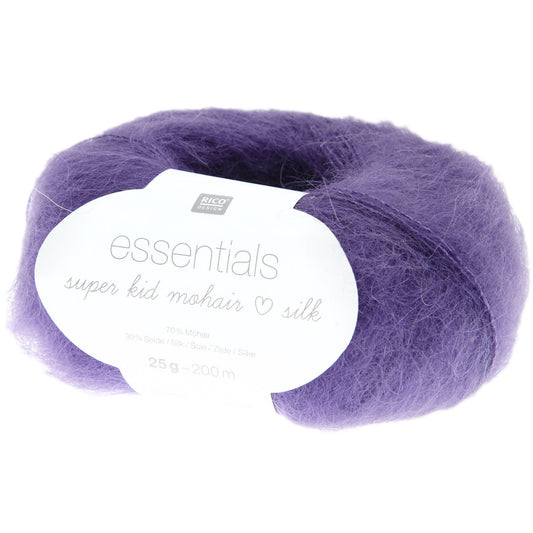 Rico Design Essentials Super Kid Mohair Loves Silk Lobelia (051)