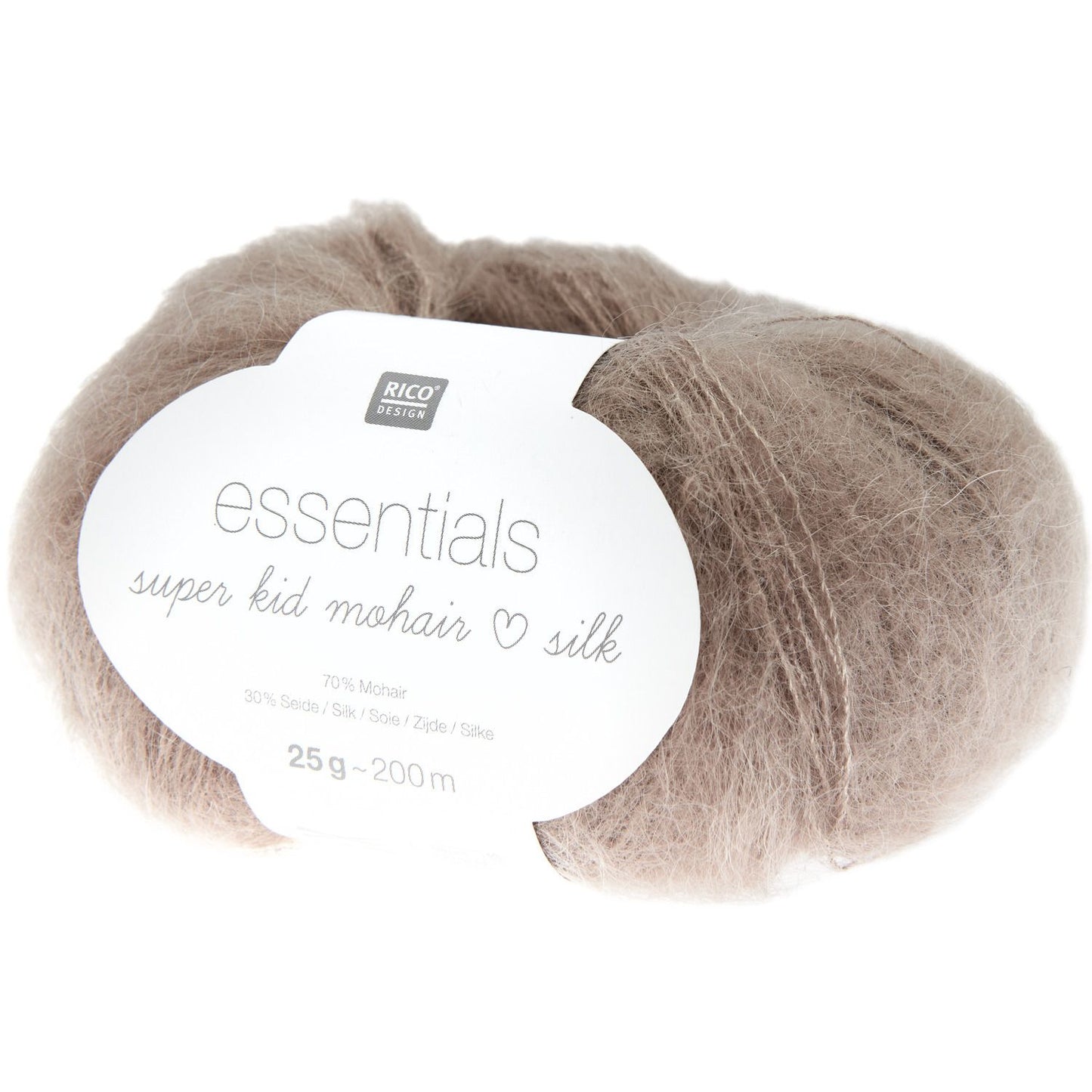 Rico Design Essentials Super Kid Mohair Loves Silk Taupe (053)