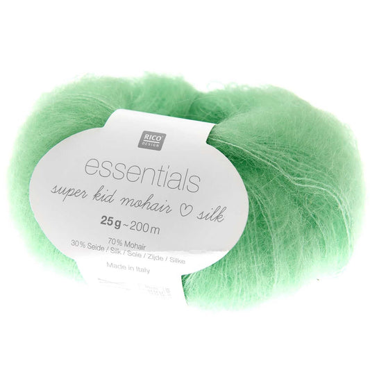 Rico Design Essentials Super Kid Mohair Loves Silk Spring Green (062)
