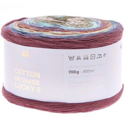 Rico Design Creative Cotton Dégradé Lucky 8 Forest (013)
