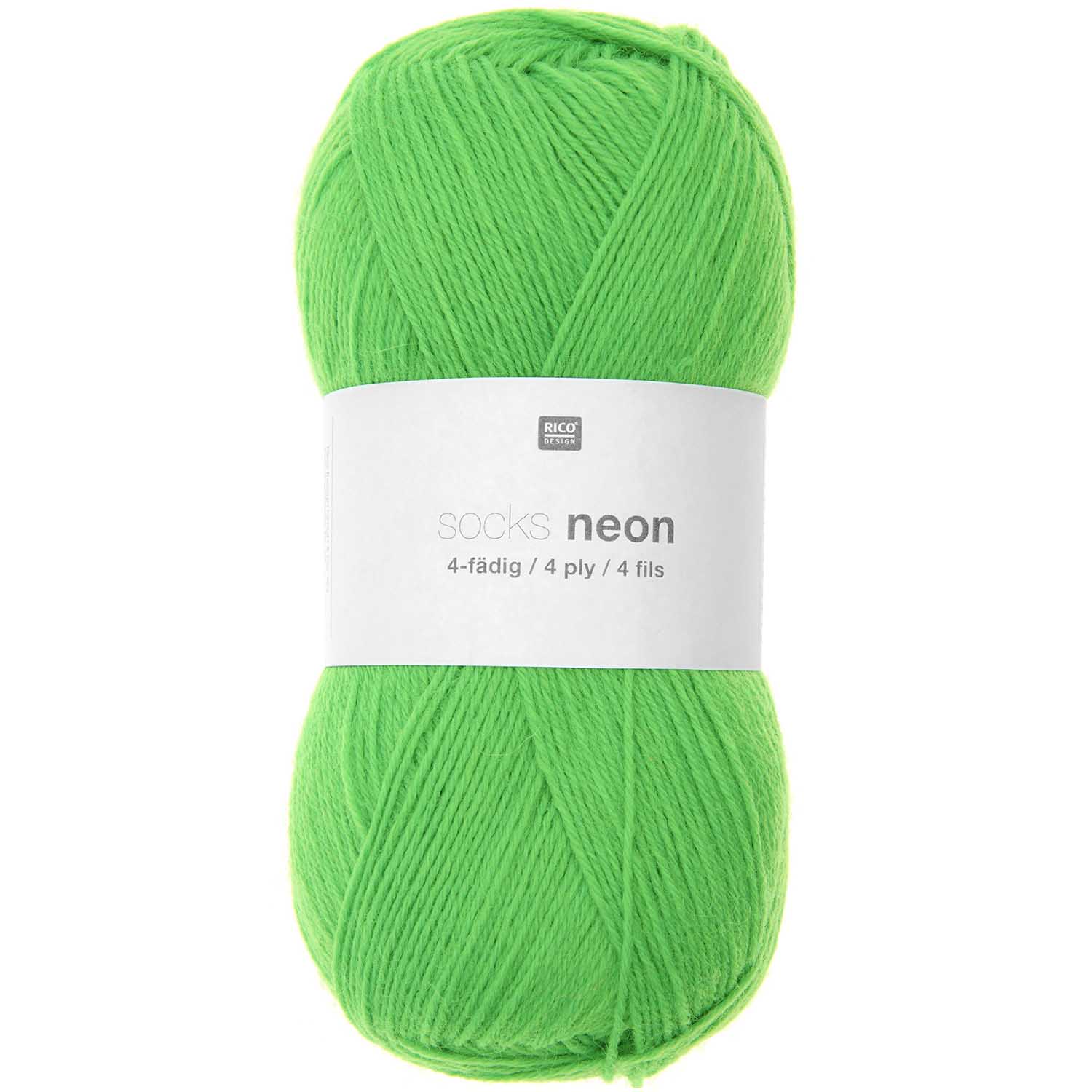 Rico Design Socks Neon Green (005)