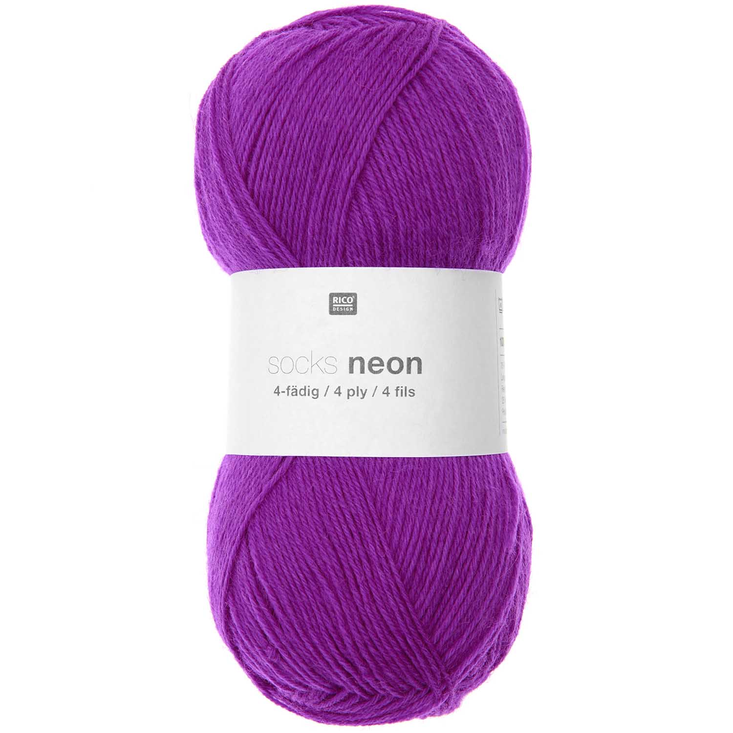 Rico Design Socks Neon Purple (006)