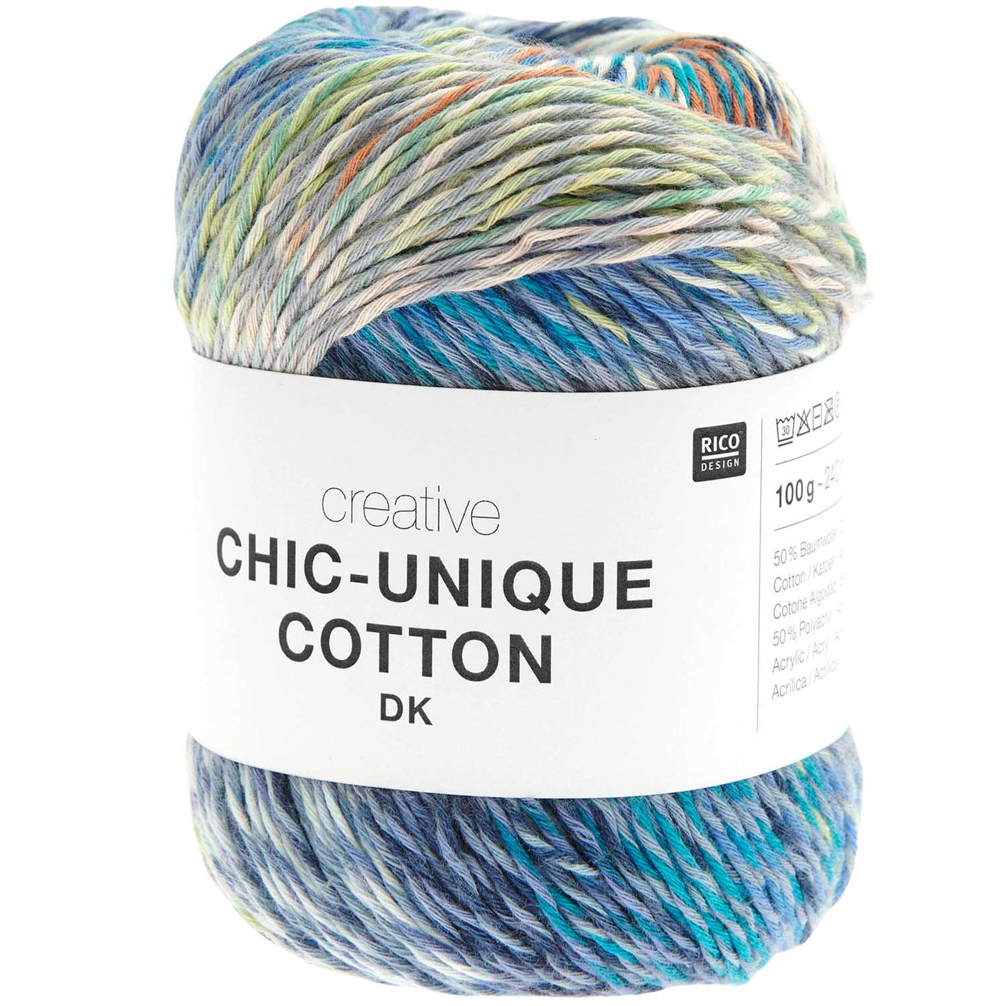 Rico Design Creative Chic-Unique Cotton dk Aqua (006)