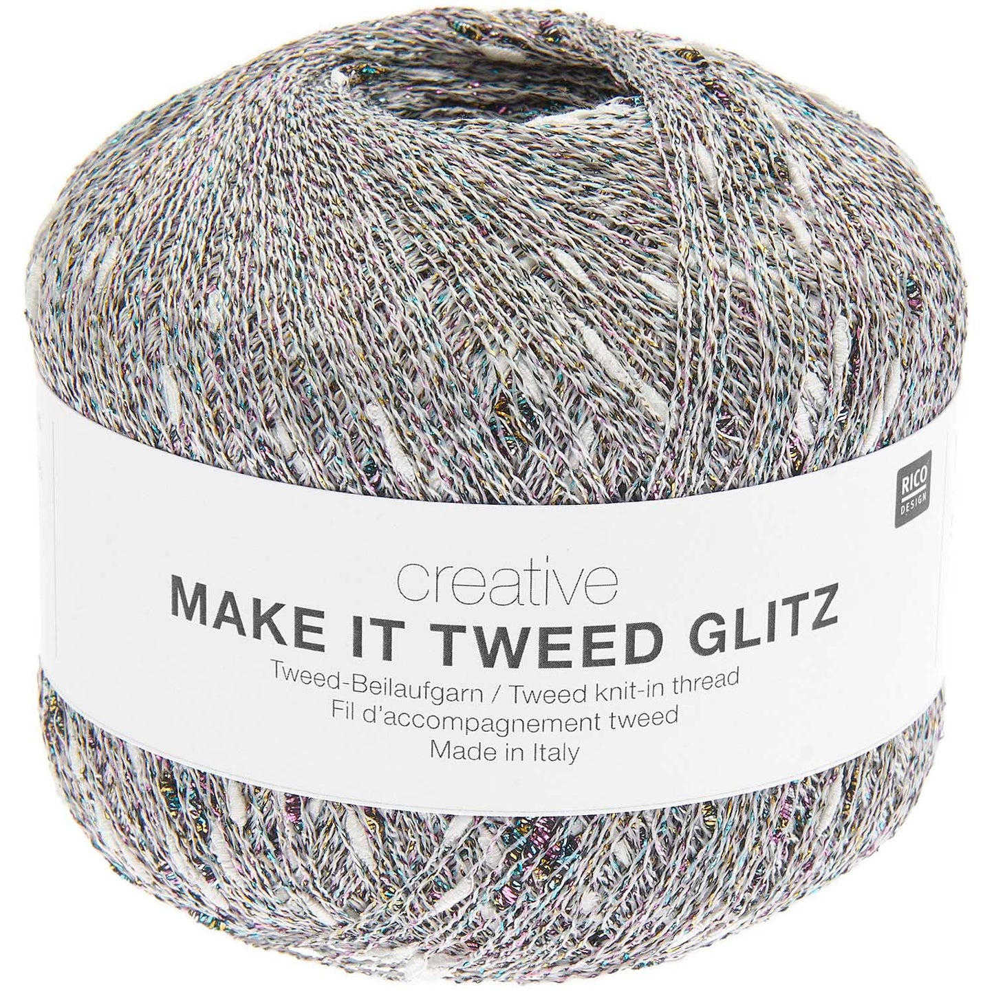 Rico Design Creative Make It Tweed Glitz Natur (001)