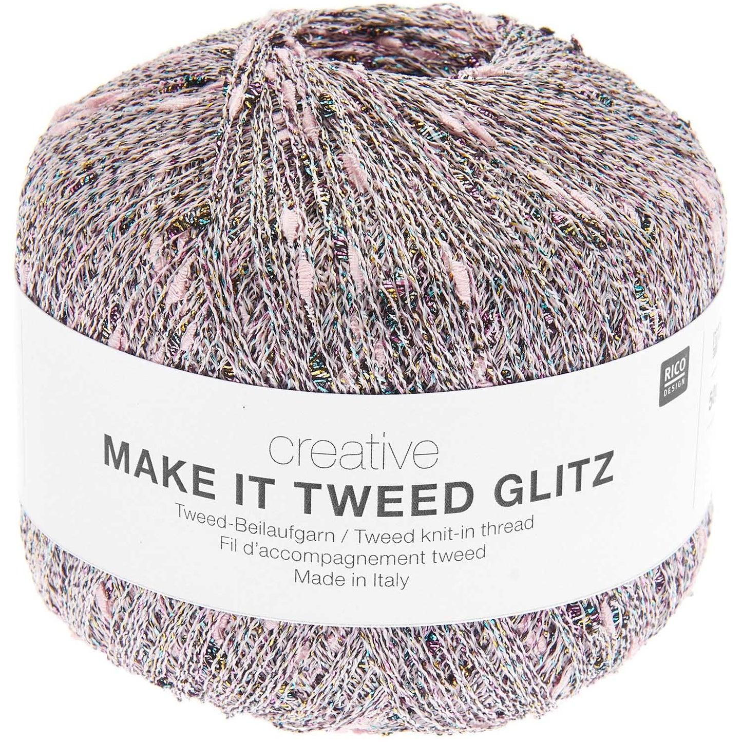 Rico Design Creative Make It Tweed Glitz Rosa (003)