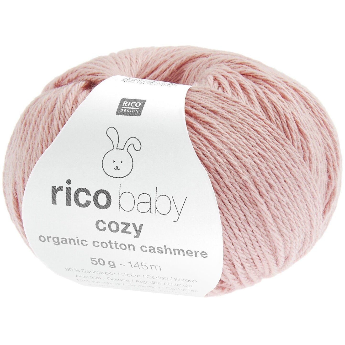 Rico Design Baby Cozy Organic Cotton Cashmere Flamingo (010)