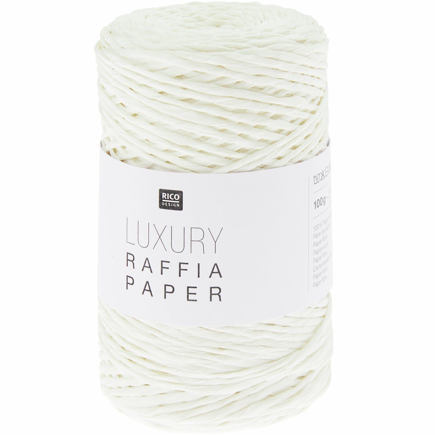Rico Design Luxury Raffia Paper White (001)