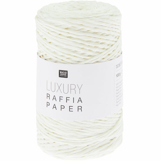 Rico Design Luxury Raffia Paper White (001)