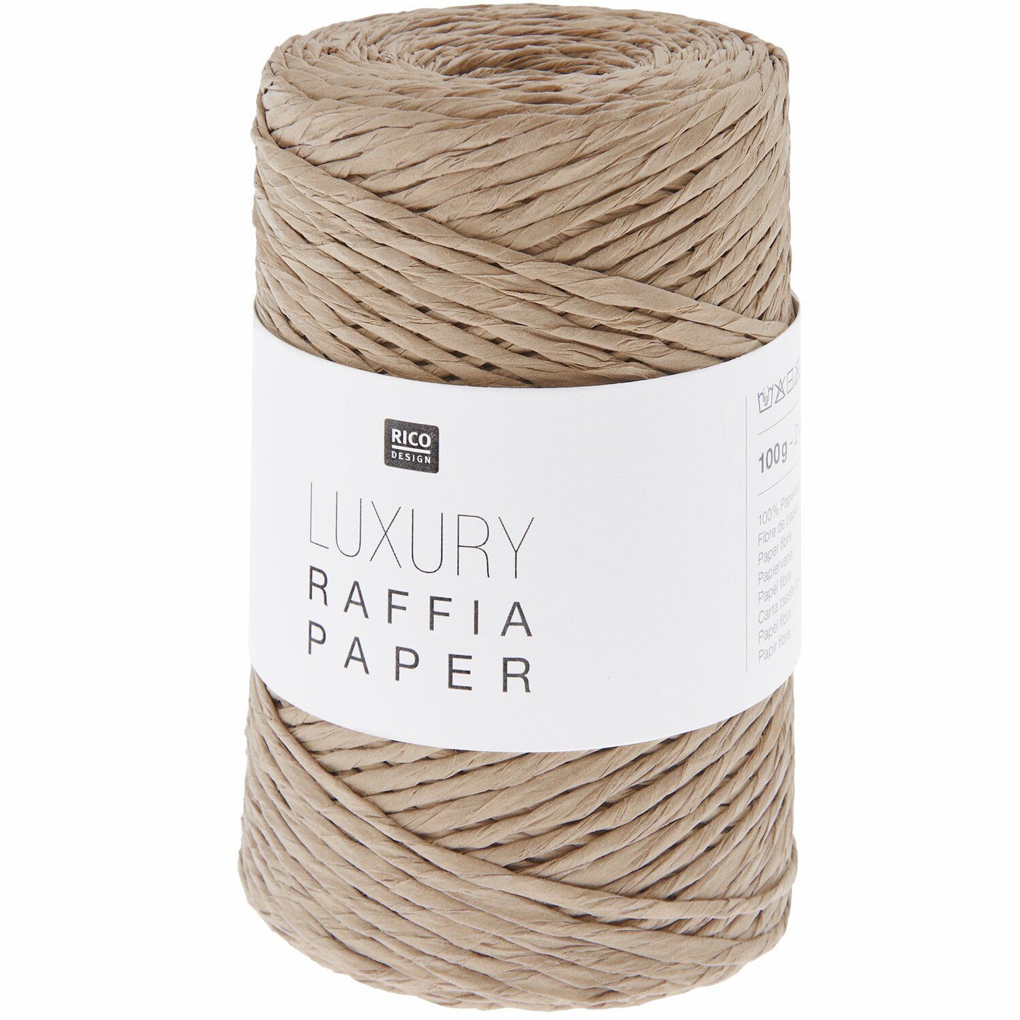 Rico Design Luxury Raffia Paper Nougat (003)