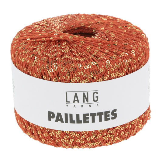 Lang Yarns Paillettes Orange (0060)