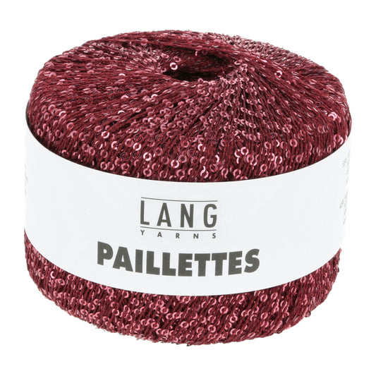 Lang Yarns Paillettes Raspberry (0062)