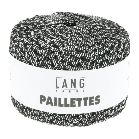Lang Yarns Paillettes Black & White (0204)