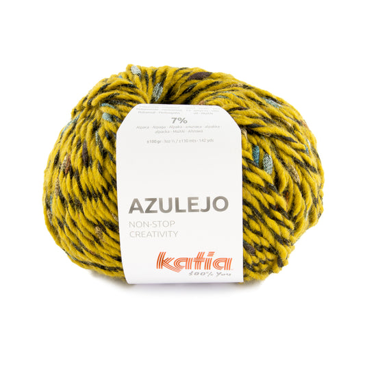 Katia Azulejo Mustard (405)