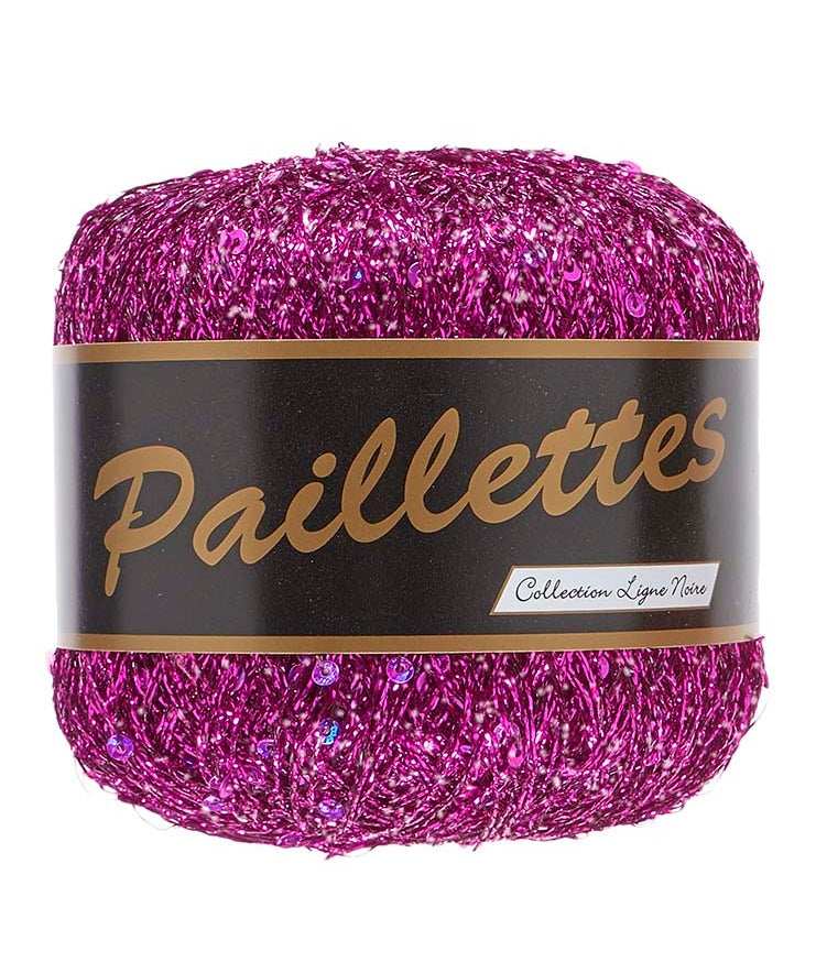 Lammy Yarns Paillettes Fuchsia (406)