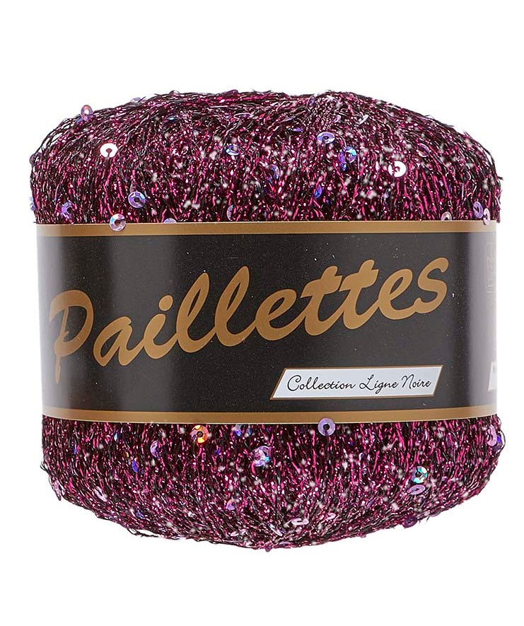 Lammy Yarns Paillettes Aubergine (407)