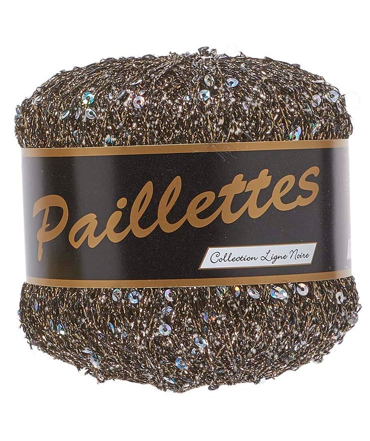 Lammy Yarns Paillettes Brown (414)