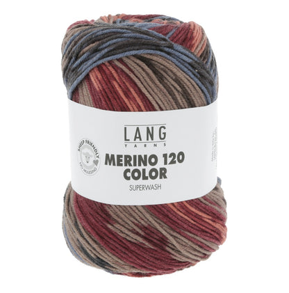 Lang Yarns Merino 120 Color Ice Cream (0002)