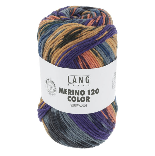 Lang Yarns Merino 120 Color Shadow (0005)