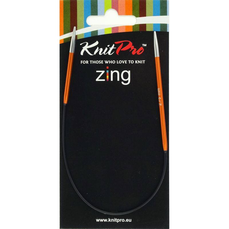 Knitpro Zing Rondbreinaald 25 cm  2.75 mm