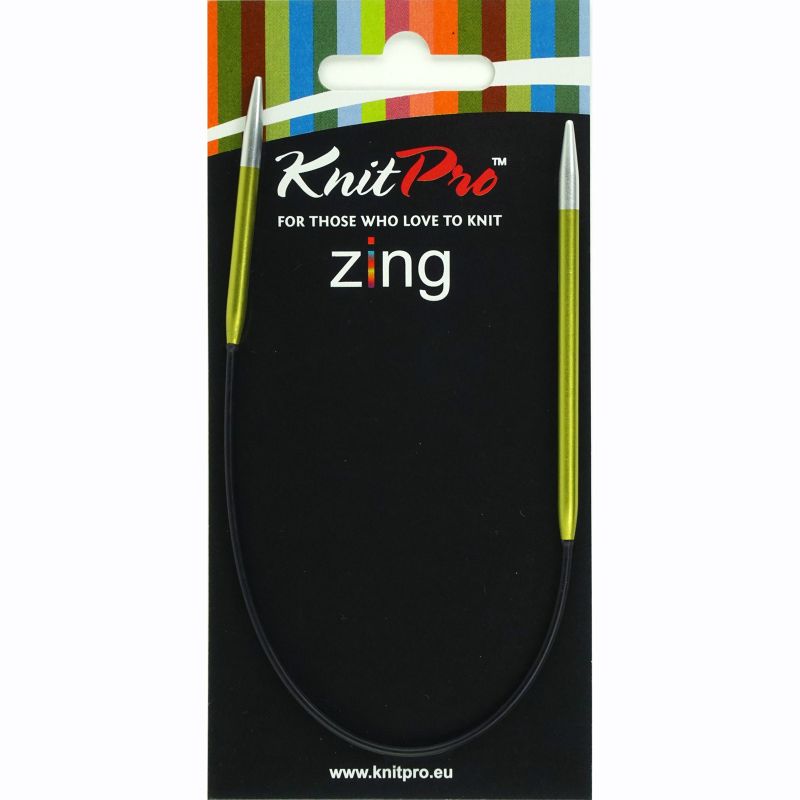 Knitpro Zing Rondbreinaald 25 cm  3.5 mm