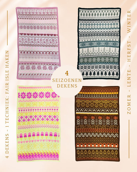 4 Seizoenen Crochet-A-Long Pakket – Mosaic Fair Isle Edition 2026