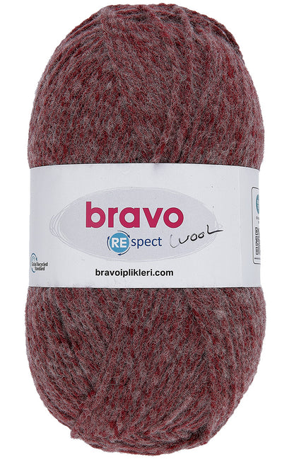 Lammy Yarns Bravo Respect Bordeaux (50) (per pak)