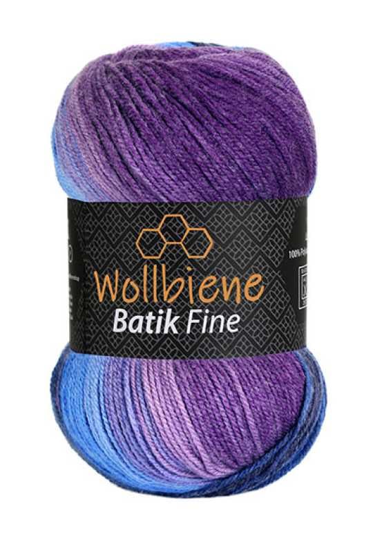 Wollbiene Batik Fine Purple Paradise (5900)