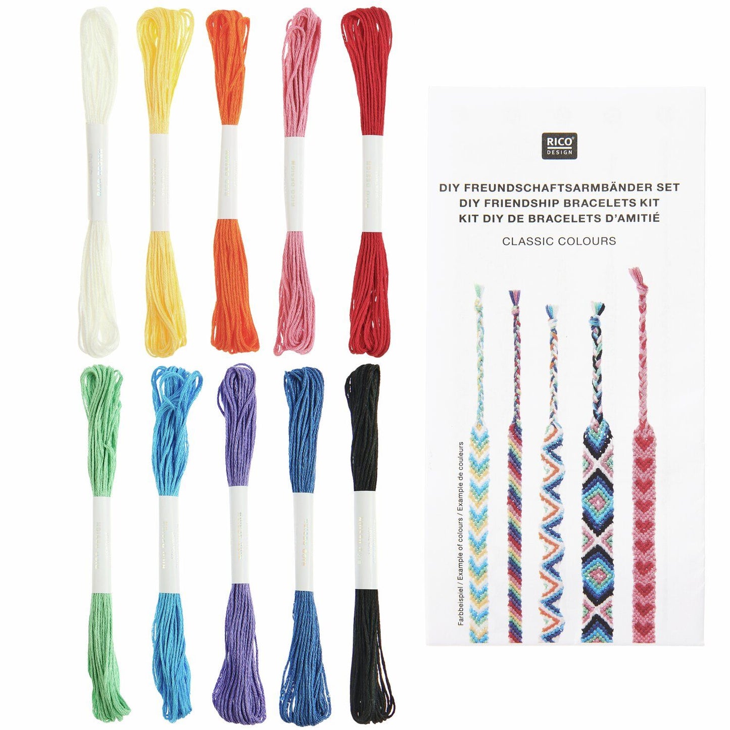 Ricorumi DIY-set vriendschapsarmbanden Classic Colours