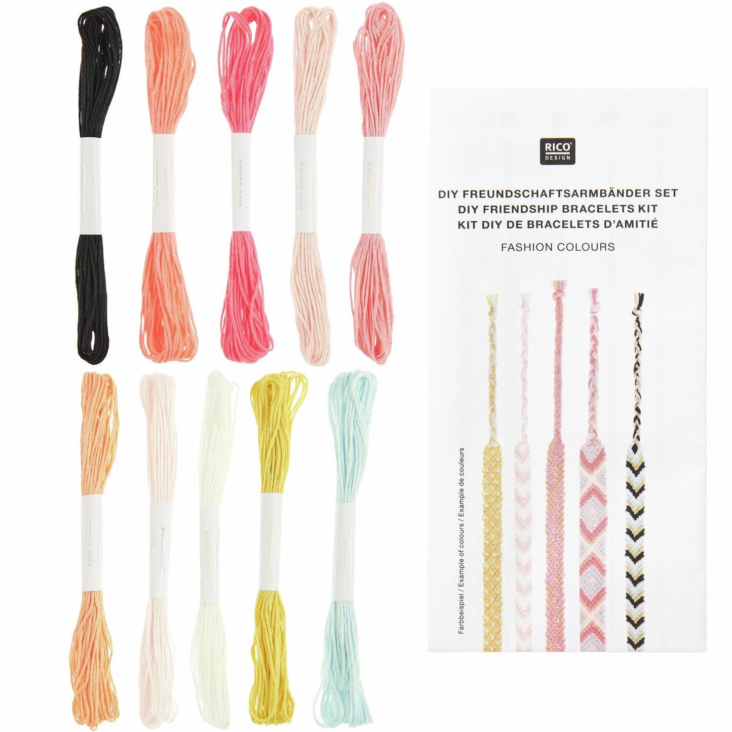 Ricorumi DIY-set vriendschapsarmbanden Fashion Colours