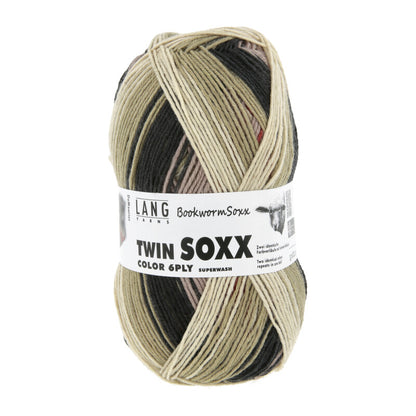 Lang Yarns Super Soxx Color 6 Ply Bookwormsoxx DUMaurier (579)