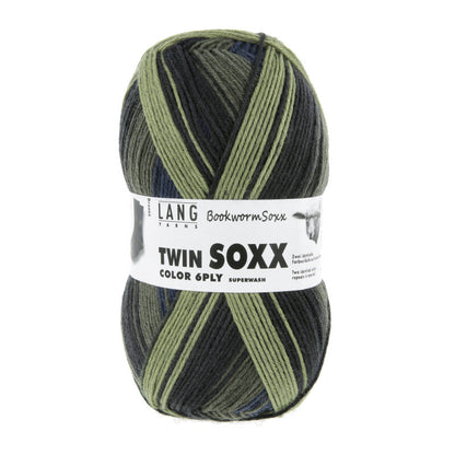 Lang Yarns Super Soxx Color 6 Ply Bookwormsoxx Bronte (582)