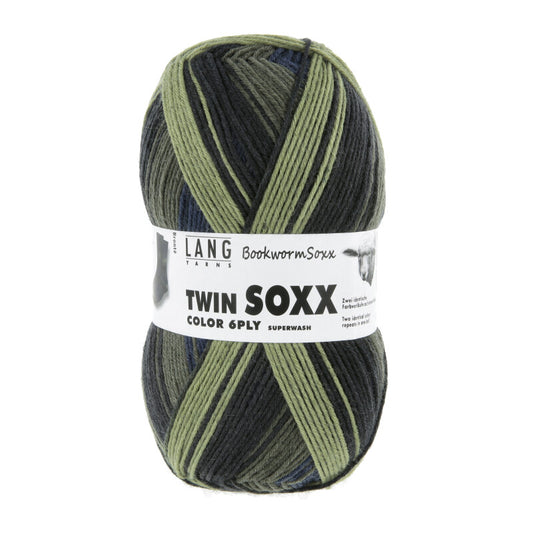 Lang Yarns Super Soxx Color 6 Ply Bookwormsoxx Bronte (582)