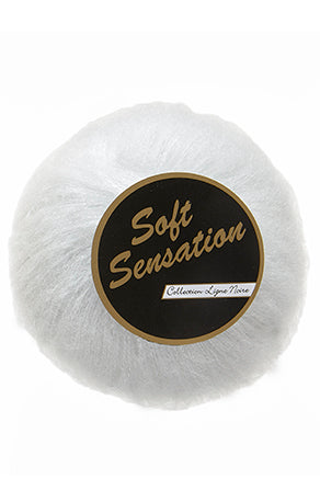 Lammy Yarns Soft Sensation Lurex White (601)