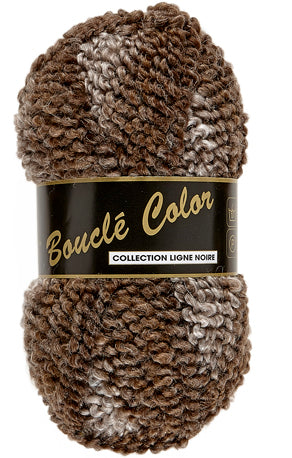 Boucle Colour Bruin 605 (per pak / 10 bollen) (black friday)