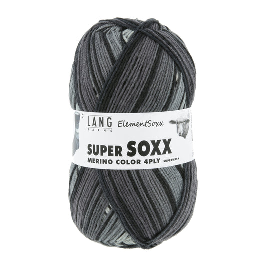Lang Yarns Super Soxx Color Merino Color 4ply Elementsoxx Air (523)