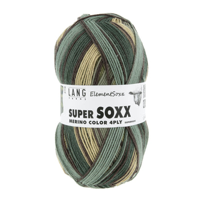 Lang Yarns Super Soxx Color Merino Color 4ply Elementsoxx Wood (527)