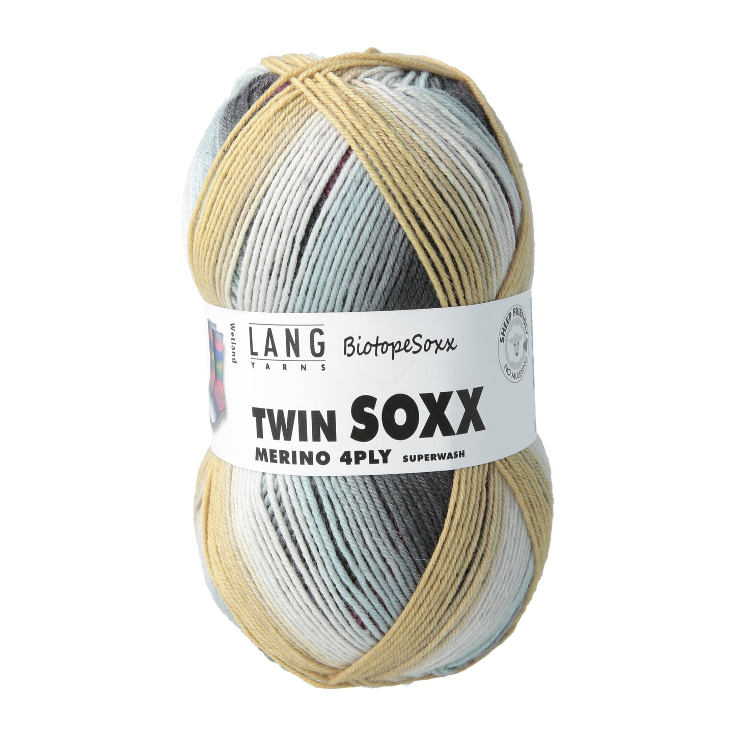 Lang Yarns Twin Soxx Merino 4 Ply BiotopeSoxx Wetland (0557)