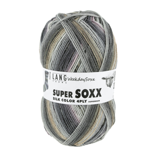 Lang Yarns Super Soxx Color 4 Ply Weekdaysoxx Monday (0463)