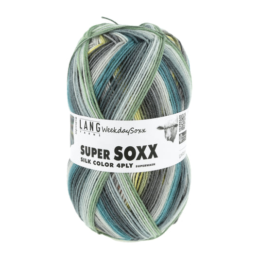 Lang Yarns Super Soxx Color 4 Ply Weekdaysoxx Wednesday (0465)