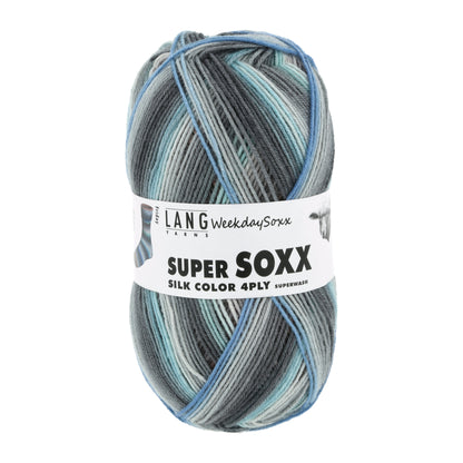 Lang Yarns Super Soxx Color 4 Ply Weekdaysoxx Friday (0467)