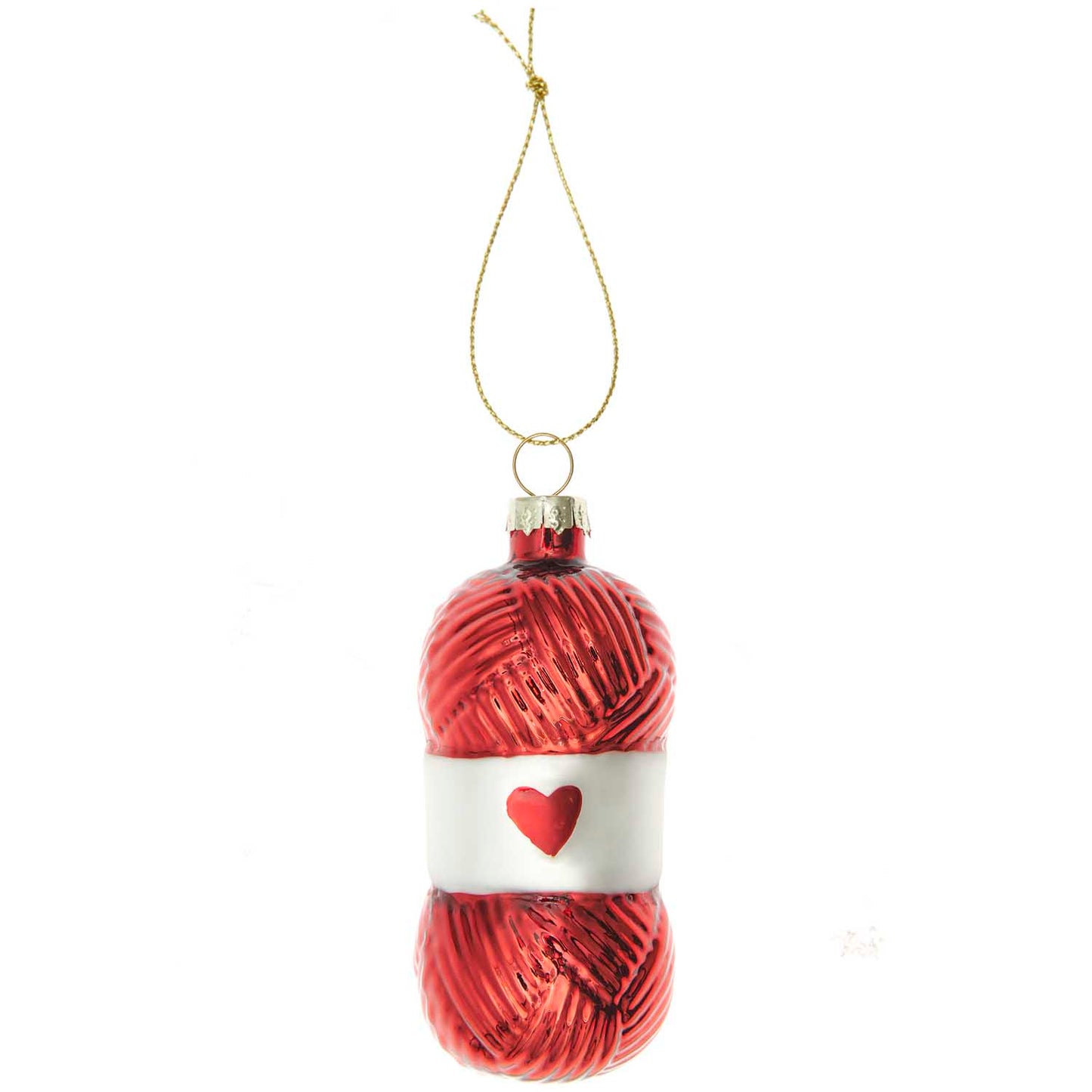 Rico Design Kerstbal Glas (Rood)