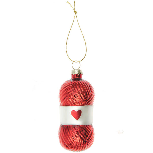 Rico Design Kerstbal Glas (Rood)