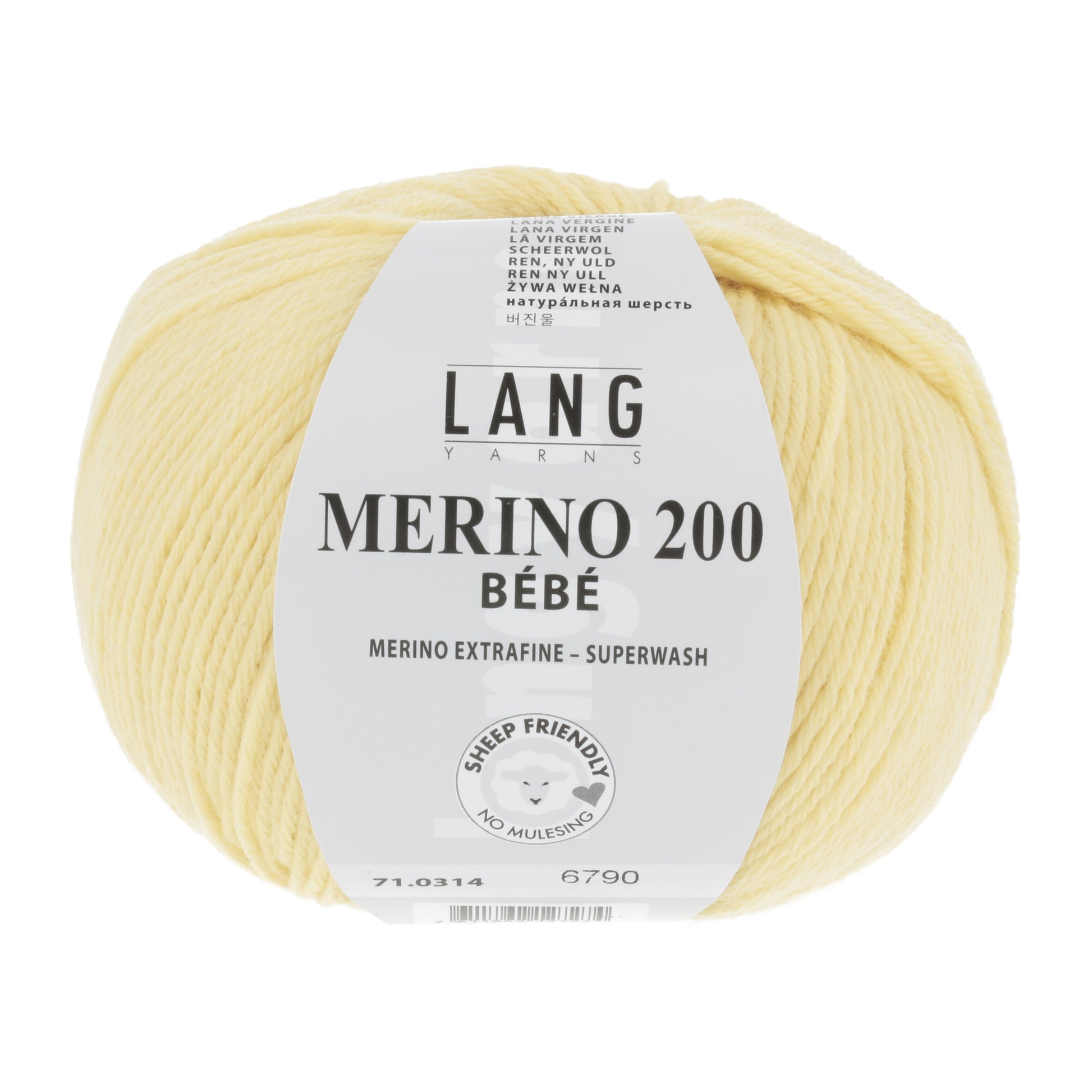 Lang Yarns Merino 200 Bebe Lemon (0314)