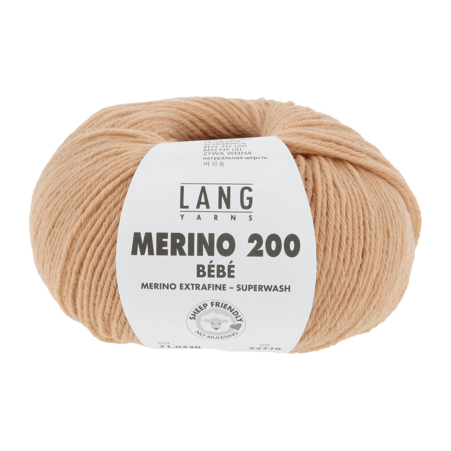 Lang Yarns Merino 200 Bebe Peach (0330)